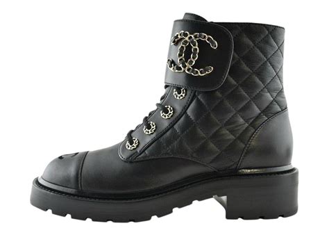 chanel quilted boots 2020|chanel leather boot with heel.